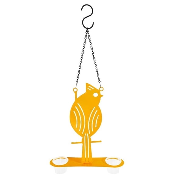 Oriole Bird Feeder Outdoor Garden Courtyard Hummingbird Bird Feeder Pendant Decorative Metal Crafts