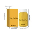 Metallic Foil Paint High Sheen Gold Leaf Coating For Artistic Home