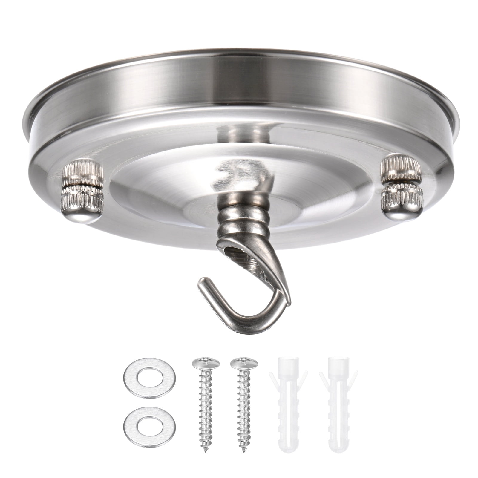 Veemoon 2 Sets Chandelier Chain Canopy Kit - Ceiling Mount Plate & Hanging Chain For Light Fixtures