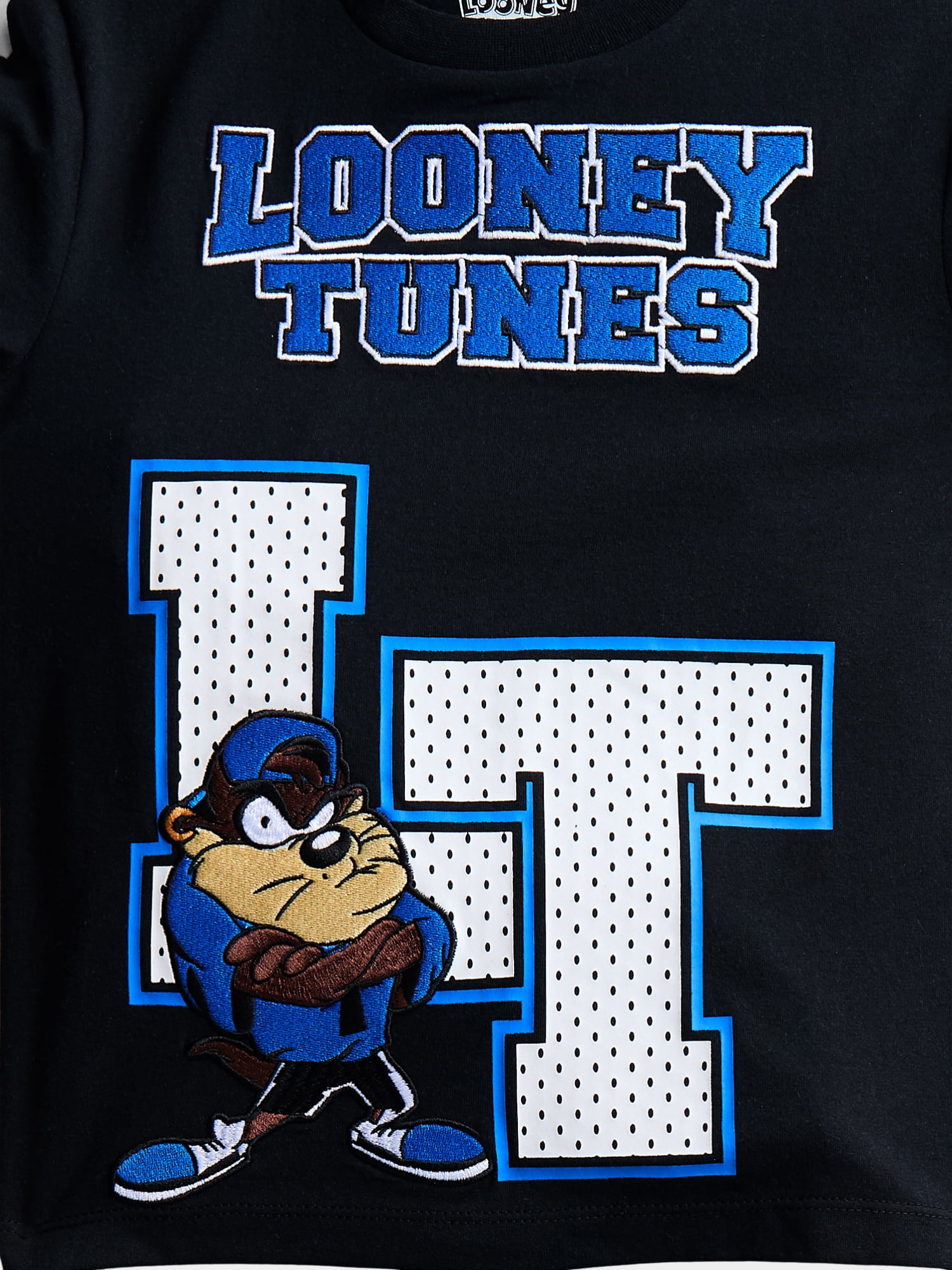 Looney Tunes Boys Short Sleeve Tee and Matching Basketball Shorts Set, 2-Piece, Sizes 4-12