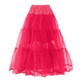 thumbnail image 3 of Women's Big Swing Long Boneless Skirt Half Shag Petticoat Long Jean Skirts for Women Table Skirts for Parties Women's Day & Work Skirts Girls Skirt Leggings Sparkly Skirt Sequin Skirt Checke Skirt, 3 of 3