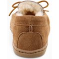 thumbnail image 2 of Minnetonka Women’s Sheepskin Hardsole Tan Moccasin 9 W, 2 of 6