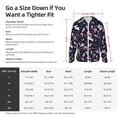 thumbnail image 5 of Lsque Retro Rabbit Flower UPF 50+ Lightweight Sun Protection Men's Women's Long Sleeve Shirt, Hoodie Performance -XX-Large, 5 of 9