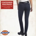 thumbnail image 5 of Dickies Womens Casual Pants Mid Rise Skinny Leg Twill Casual Pants for Women Size Up for Ideal Fit, 5 of 7