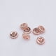 thumbnail image 2 of Jumpingount 10 piezas de DIY Beadwork Spacer Zircon decoración cuentas costura perlas joyería hacer artesanía decorativa Ropa, zapatos y accesorios Miscelánea Oro rosa Jumpingount AP016006-05, 2 of 6