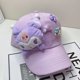 thumbnail image 1 of Kuromi my Melody Cinnamoroll Sanrio anime circundante kawaii gorra con visera para niños, gorra de béisbol con visera creativa Fivean unisex, 1 of 2