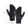thumbnail image 4 of Bike Gloves Warm Anti Slip Workout Gloves for Running Camping Riding Black S, 4 of 5