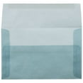 thumbnail image 2 of JAM Paper A10 Translucent Envelopes, 6 x 9 1/2, Blue, 25/Pack, Ocean Blue, 2 of 4