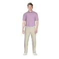 thumbnail image 3 of Ben Hogan Men's and Big Men’s Micro Floral Golf Polo Shirt, up to Size 5XL, 3 of 4