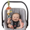 thumbnail image 1 of Itzy Ritzy Jingle Juguete de viaje para cochecito, asiento de coche o gimnasio de actividades. Juguete colgante para bebé con sonido Jingle, anillos tintineantes y lazo de fijación ajustable (hongo), 1 of 4