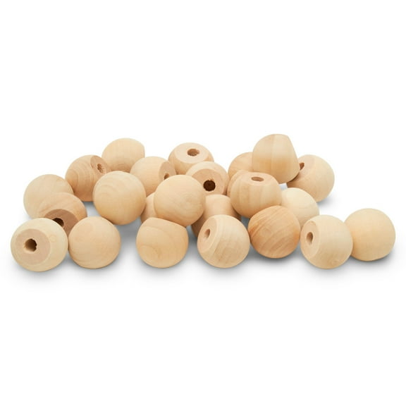 Unfinished Wood Ball Knobs 3/4 inch for Kitchen Cabinet Knobs, Drawer Knobs, Dresser Knobs and Crafts, Pack of 1000, by Woodpeckers