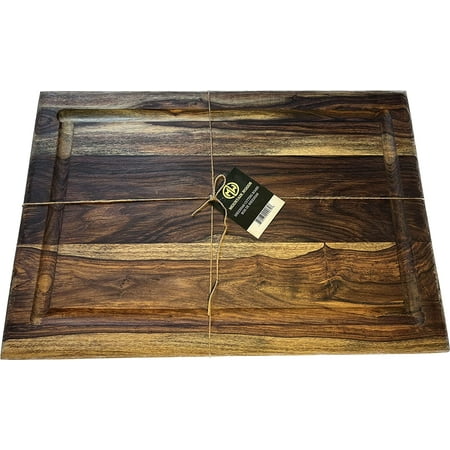 

Mountain Woods Brown Sheesham Cutting Board w/ Juice Groove - 22 (Maximum 5 Per Order Please.)