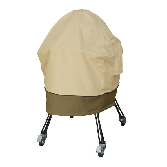 Classic Accessories Veranda™ Kamado Ceramic Grill Cover - Durable BBQ Cover with Heavy-Duty Weather Resistant Fabric, Large (55-231-041501-00)