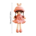 thumbnail image 3 of Soft Plush Princess Doll With Rabbit Ear Hat, 70Cm Large Size Perfect Children's Birthday Gift For Girls, Ideal Hug Pillow For Sleeping Traveling, Handmade Craftsmanship Suitable, 3 of 5