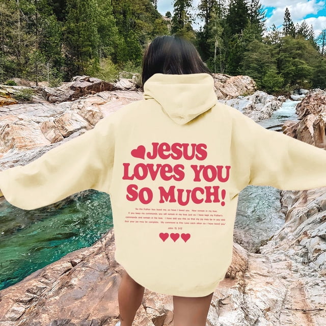 TINZ Chandail à Capuche Graphique pour Femmes Chandail Oversize Manches Longues Décontracté avec Poches