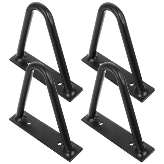 Supvox 4Pcs Metal Furniture Legs Black Ushape Modern Furniture Designs Back to School