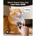thumbnail image 3 of Quiet Cat Clippers for Matted & Long Hair, 2-Speed Cordless Pet Shaver Grooming Kit for Cats, Small Dogs & Animals (Black), 3 of 6