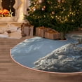 thumbnail image 5 of Fotbe Silver Dragon Mountain Peaks Pattern Christmas Tree Skirt, Tree Skirts Plush Christmas Decorations, Christmas Tree Skirts Xmas Decorations Holiday Party Decor-36", 5 of 6