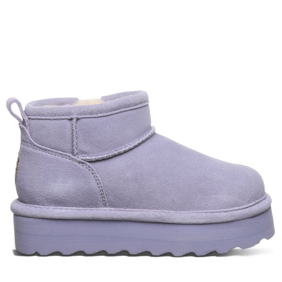 BEARPAW Retro Shorty Youth Persian Violet Boot Size 2 | Youth Ankle Boot | Comfortable Winter Boot Persian Violet Retro Shorty Youth Boots