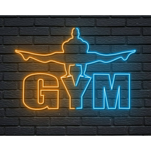 Glowneon Male Gymnastics Neon Sign