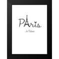 thumbnail image 2 of TypeLike 18x24 Black Modern Framed Museum Art Print Titled - Je ta aime, 2 of 5
