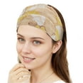 thumbnail image 4 of Unique Bargains 1 Pc Headband Leaf Lace Hairband for Women Yellow, 4 of 5