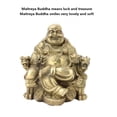 thumbnail image 4 of Colección Geomántica De Buda Sonriente Puro Maitreya De Latón, 4 of 8