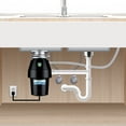 thumbnail image 7 of Eco Logic 1/2 HP Continuous Feed Garbage Disposal with White Sink Flange and Stopper Kit 10-US-EL-7-DS-3B-WH, 7 of 7