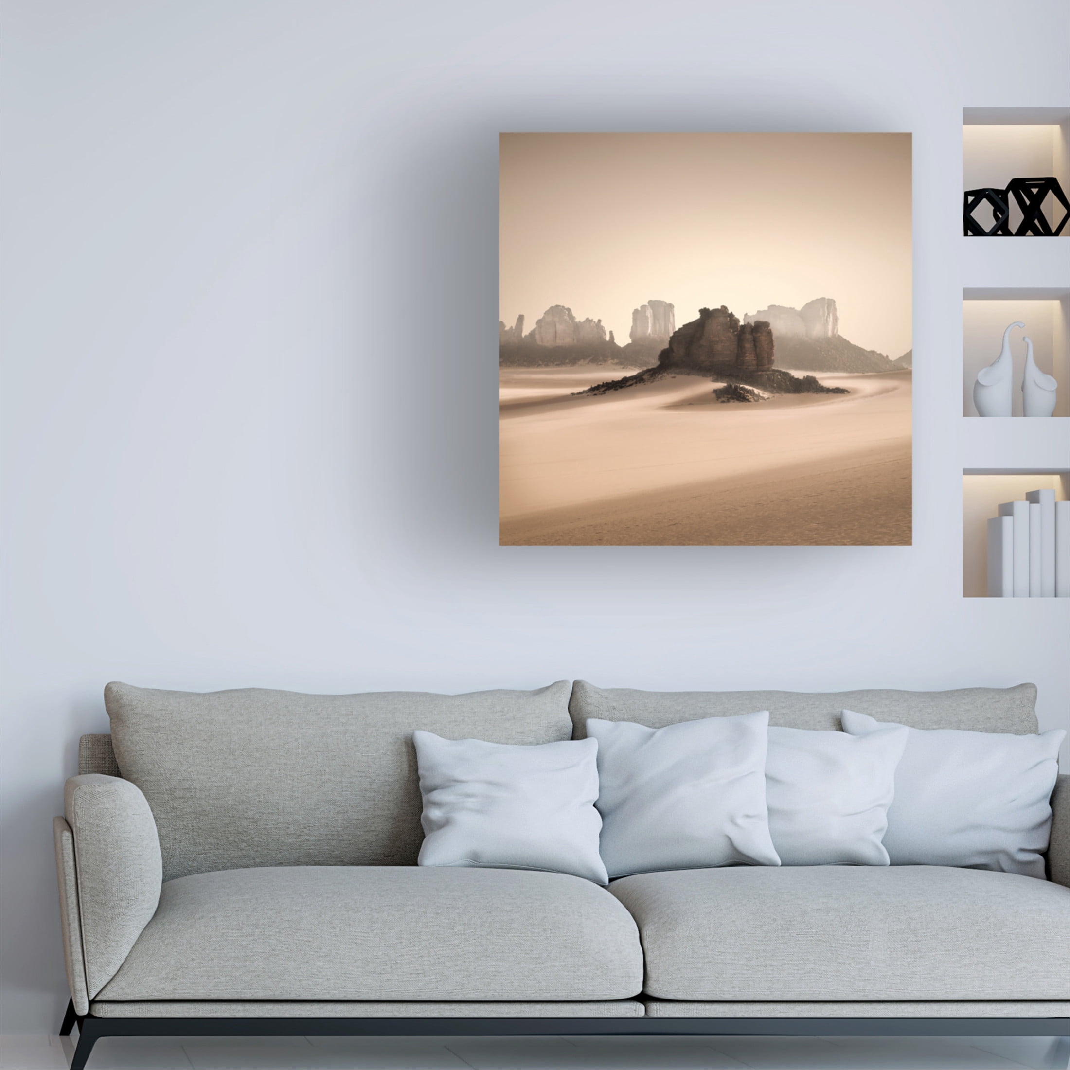 Trademark Fine Art Jean Luc BILLET  Erg Admer Canvas Wall Art