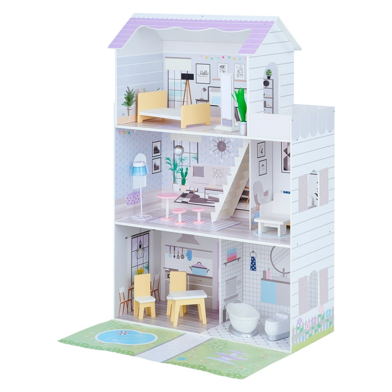 Miniature Mart Big Size Dolls House With Dining Room, Terrace