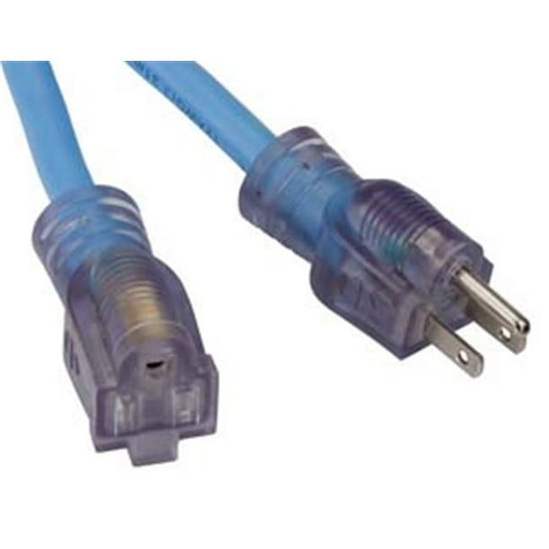25 ft.Extension Cord 123 Gauge 15Amp with Safety Lit End