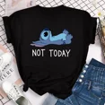 thumbnail image 3 of Ropa para niños kawaii Ohana Stitch Disney Lilo Stitch dibujos animados niños camisetas de algodón camisetas de verano camisetas blancas y negras, 3 of 5