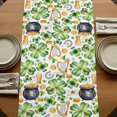 thumbnail image 5 of Table Runners 72 Inches Long Dress Scarves, St. Patrick's Day Farmhouse Kitchen Table Runner, Coffee Tablerunners, Lucky Shamrocks Harp Beer Horseshoes Envelope 18x72 Inch, 5 of 9
