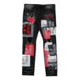 thumbnail image 5 of GFTD LA Los Angeles Men's Adrian Skinny Fit Paisley Panel Distress Ripped Jeans (32, Black), 5 of 6
