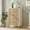 White+Original Wood Color, variant on Kojooin Five-Drawer Chest Of Drawers, Wooden Drawer Storage Cabinet, Gold Handles, Tall Storage Unit, Modern Design, Suitable for Bedrooms, Living Rooms, Walk-In Closets, Hallways, and Entryways