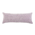 thumbnail image 2 of Laddha Home Designs Hand Stitched Striped Cotton Lumbar Pillow Cover - 36" - Purple and Red, 2 of 6