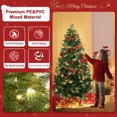 thumbnail image 5 of HestiNysus 5ft PE/PVC mixed Christmas tree (steel wire + iron wire) with 250 UL tungsten lights, 5 of 7