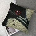 thumbnail image 7 of nygtbtfer Artist-Designed Loon Hand-Hooked Wool Decorative Petite Throw Pillow - Wildlife Pillow for Couches & Beds - Easy Care Low Maintenance - Nature & Wilderness Bird Pillow White, 7 of 7