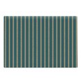 thumbnail image 1 of Geometric Cutting Board, Grungy Background Print with Vertical Stripes and Little Dots, Decorative Tempered Glass Cutting and Serving Board, Large Size, Dark Teal Yellow, by Ambesonne, 1 of 1
