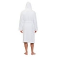 thumbnail image 2 of Plush Robes For Men, Soft Fuzzy Hooded Mens Bathrobes , Long Comfy Robe For Men, 2 of 5