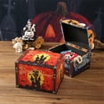 thumbnail image 4 of organization and storage,Halloween Wooden Storage Box Candy Gift Packaging Box Holiday Box Home Atmosphere Decoration, 4 of 8