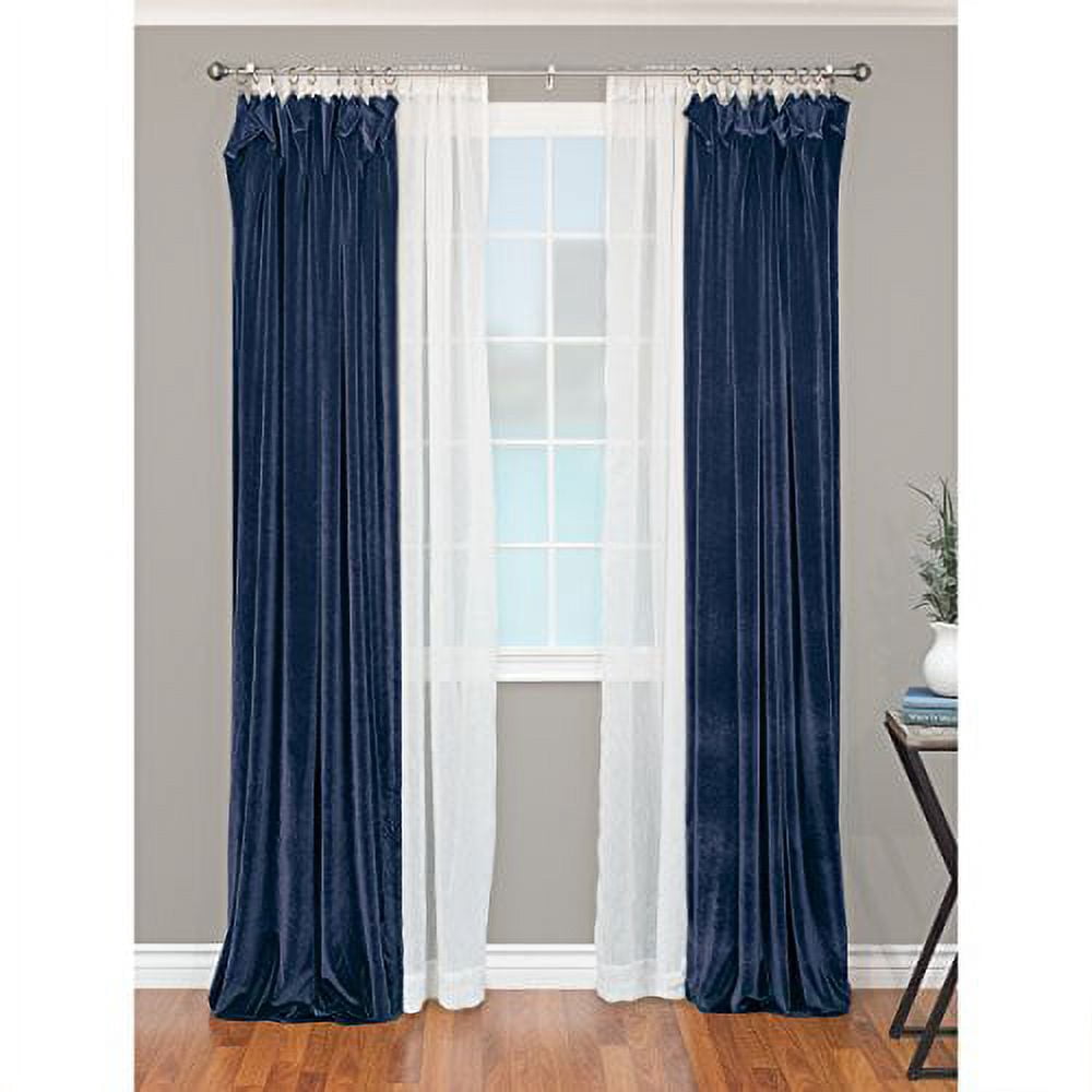 Montevilla Facets 5/8" Telescoping Double Curtain Rod Set