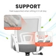 thumbnail image 5 of NEO CHAIR Office Desk Computer Chair Ergonomic Mesh Gaming Cushion Seat with Comfy Lumbar Mid Back Support Adjustable Height Swivel Rolling Wheels for Home Task (Grey), 5 of 6