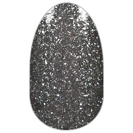 Mind Matters: Silver Glitter on Black (Brain Cancer Brain Tumor Awareness)