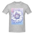 thumbnail image 4 of Bingfone Round Snow Merry Christmas Men'S Loose Fit Short-Sleeve Pocket T-Shirt, 4 of 7