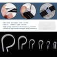 thumbnail image 3 of 200pcs Nylon Plastic P Clips Fasteners Acid Corrosion High Tensile Strength with Rounded Edges for Cable Conduit Tubing Fixing, 3 of 7