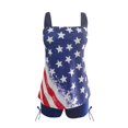 thumbnail image 3 of Women‘s Tankini Large Bikini Set Digital Print Suspender Beach Split Swimsuit, 3 of 5
