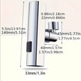 thumbnail image 3 of Hearth & Gear Kitchen Faucet Head Replacement 4 Function Kitchen Faucet Sprayer Head 360° Swivel Faucet Spray Nozzle Female Thread Spray Head For Kitchen Faucet Washer Kitchen Faucet Kitchen Drinking, 3 of 7