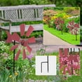 thumbnail image 3 of ABODELINE 26 Inch Wind Spinners with Garden Stake, Rainbow Metal Windmill Decorations, Swivel Outdoor Wind Sculpture, Wind Catcher for Yard Art, Lawn, Garden Decor, Gifts, 3 of 6