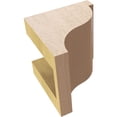 thumbnail image 6 of 4"W x 4"D x 4"H Wide Garner Rough Cedar Woodgrain TimberThane Corbel, Primed Tan, 6 of 6